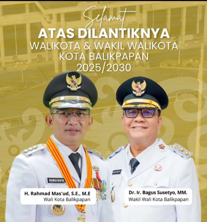 Bupati dan Wakil Bupati Balikpapan Periode 2025-2030